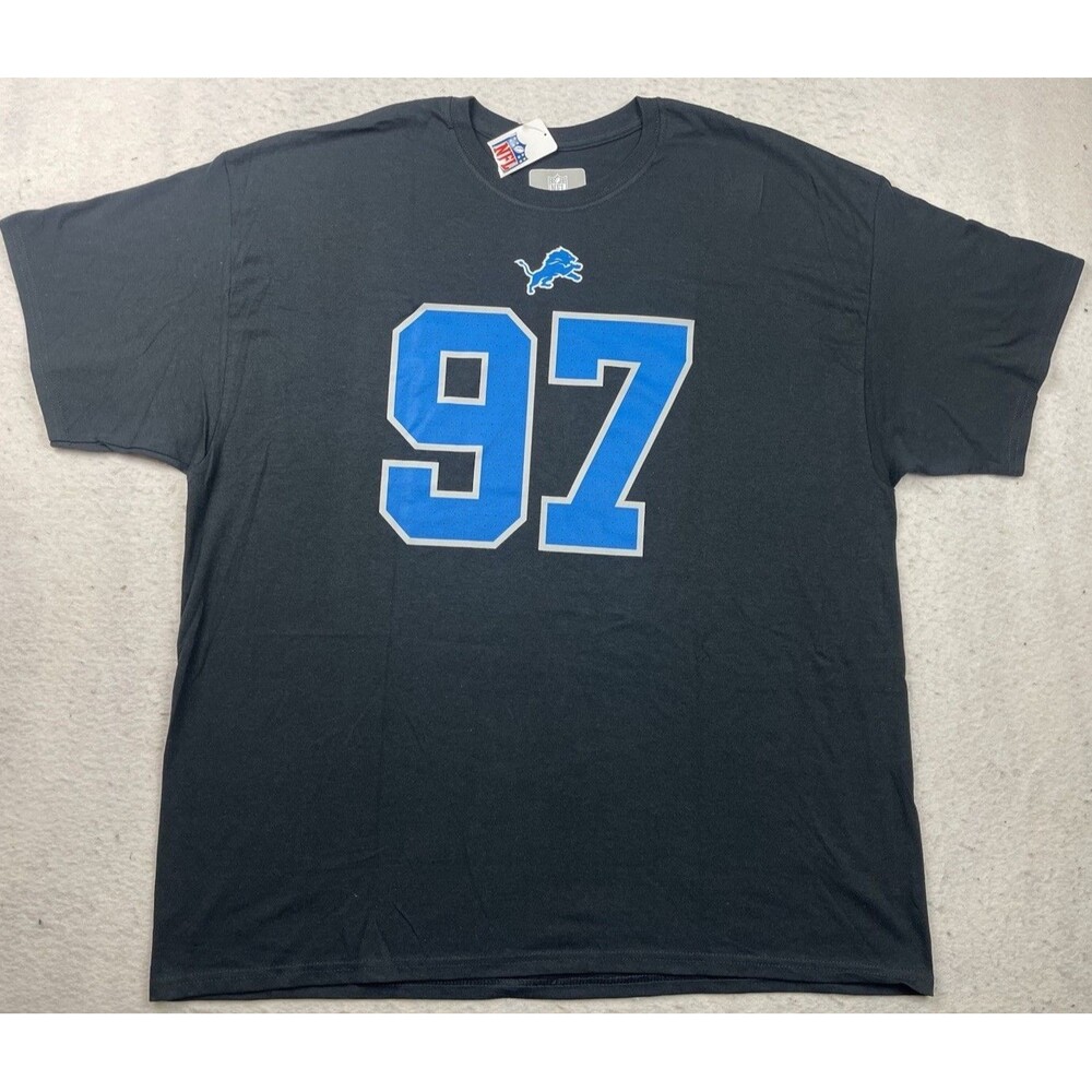 NFL Team Apparel Aidan Hutchinson #97 Men’s 2XL Detroit Lions T-Shirt 2022 NWT